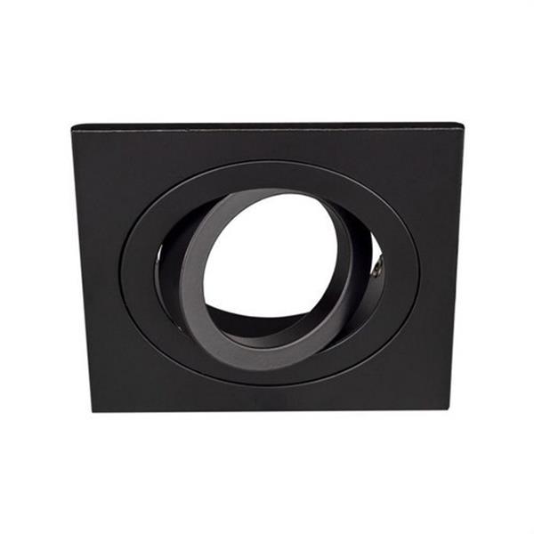 CONALUX 4138/1-19 Downlight empotrable 4138/1 cuadrado basculante 50W negro