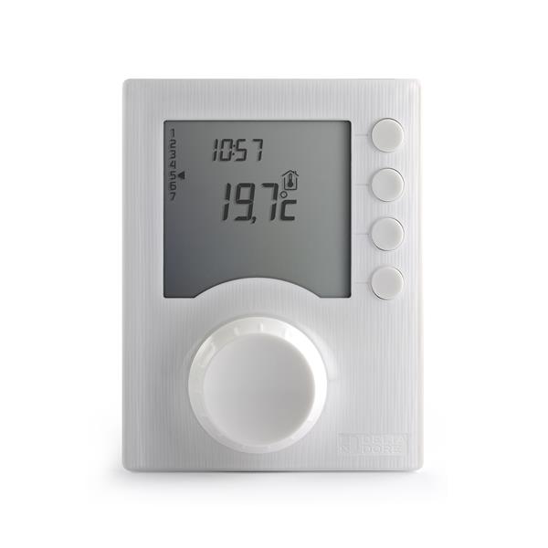 DELTA DORE 6053072 Termostato programable FILIAR Tybox 117+ para calefacción