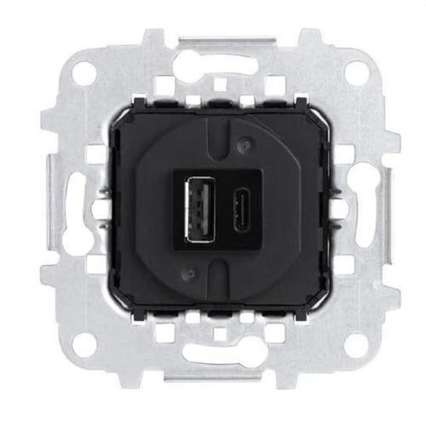 NIESSEN 8185.1 Cargador USB tipo A+C 18W 230V
