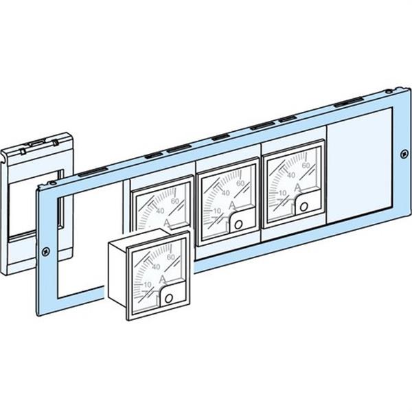 SCHNEIDER ELECTRIC LVS03904 Tapa metálica componible para placas