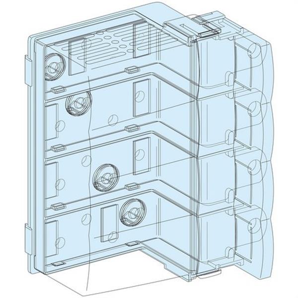 SCHNEIDER ELECTRIC LVS04060 Bloque de conexión NSX250