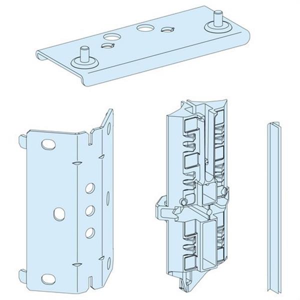 SCHNEIDER ELECTRIC LVS08816 Set uniones metálicas Prisma IP30 H-V (2u)