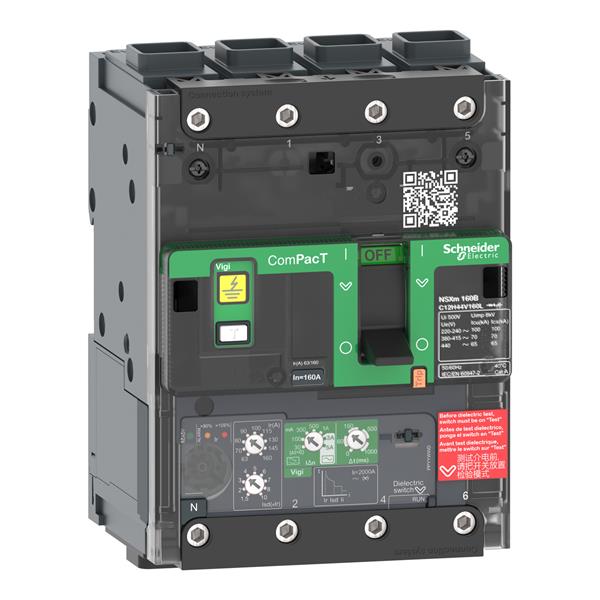 SCHNEIDER ELECTRIC C11E44V100L Interruptor NSXm100E 16kA AC 4P 100A 4.1 EverLink