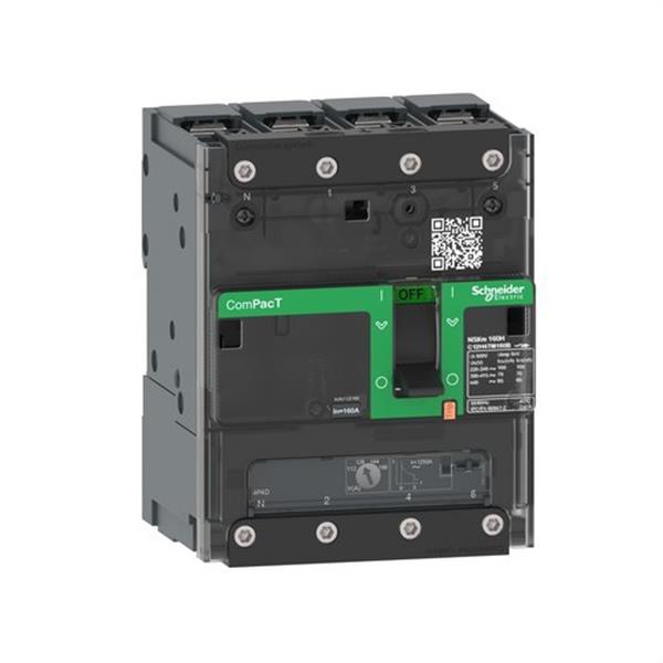 SCHNEIDER ELECTRIC C12E4TM160B Interruptor NSXm160E 16kA AC 4P4R 160A TMD tornillo
