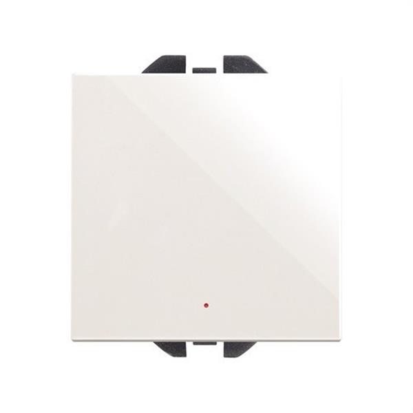 SIMON 20000102-090 Interruptor pulsante piloto SIMON 270-EMPOTRAR 16 AX blanco mate