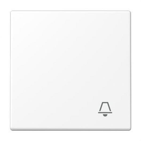 JUNG LS990KWWM Tecla símbolo timbre Serie LS blanco alpino lacado mate