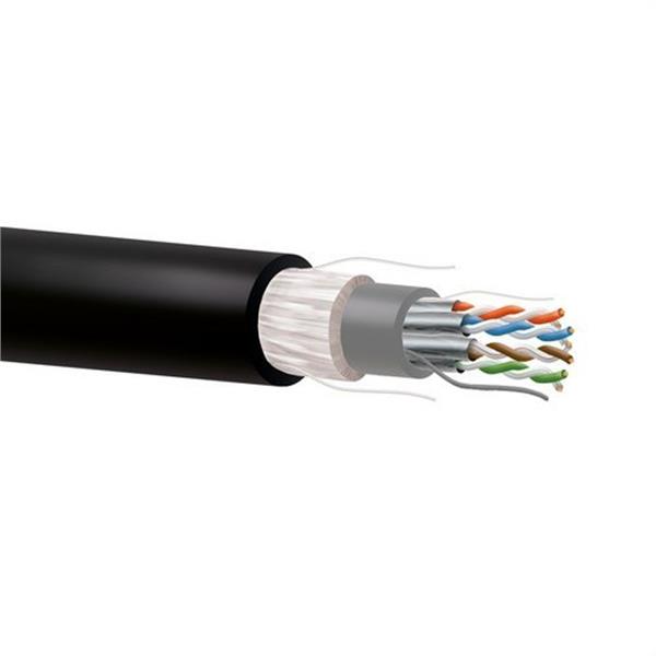 KEYNET SYSTEMS TD-627AUF-AR-LPNB5 CABLE CAT6A U/FTP BC 23AWG-0,565mm doble cubierta PVC+FV (antirroedor)+ PE NEGRO Bobina 500