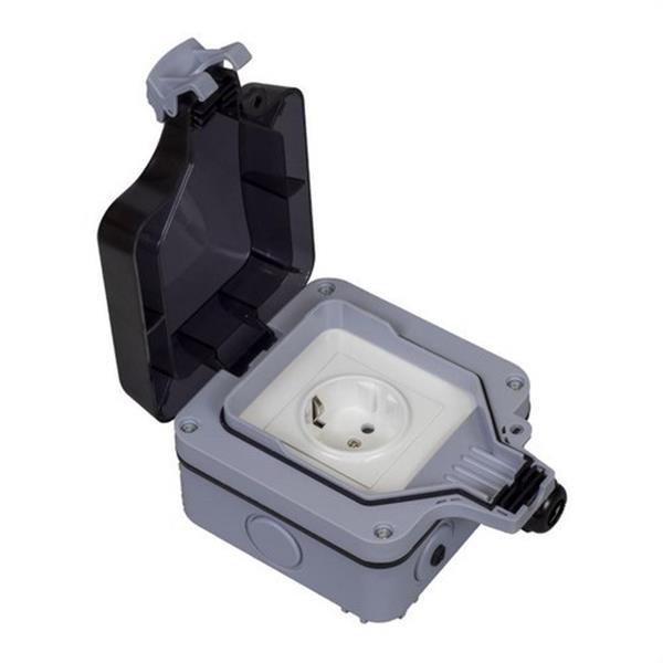 CONALUX T-SCHUKO IP66 WIFI Toma Schuko WIFI IP66 para uso exterior