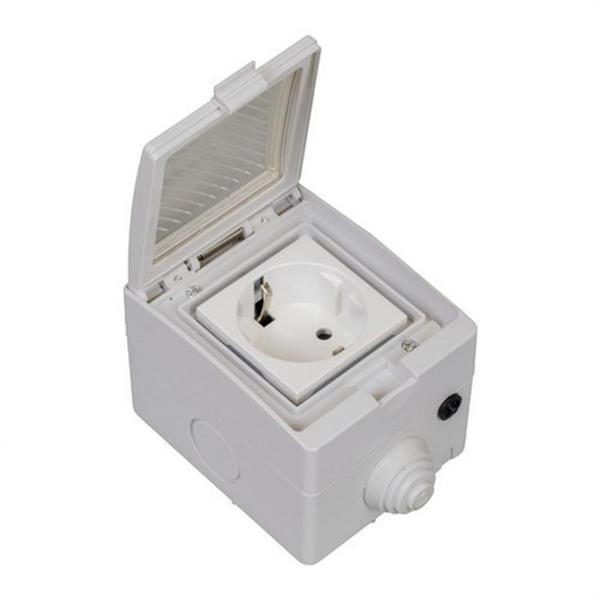 CONALUX T-SCHUKO IP55 WIFI Toma Schuko WIFI IP55 para uso exterior