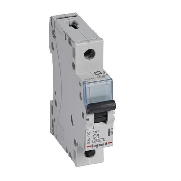 LEGRAND 403574 Magnetotérmico TX3 6kA-C 1P 6A