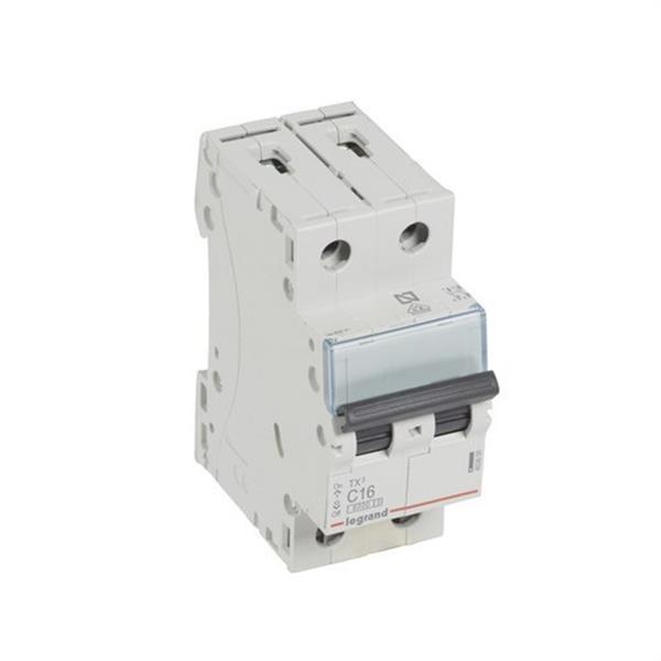 LEGRAND 403606 Magnetotérmico TX3 6kA-C 2P 16A