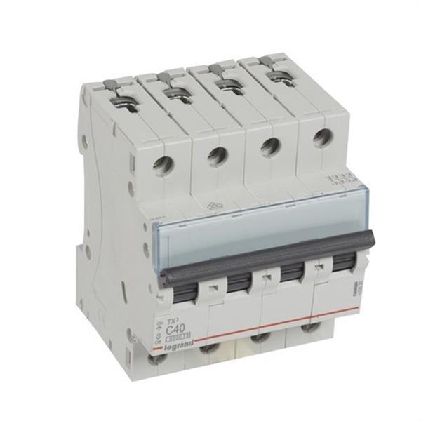 LEGRAND 403630 Magnetotérmico TX3 6kA-C 4P 40A