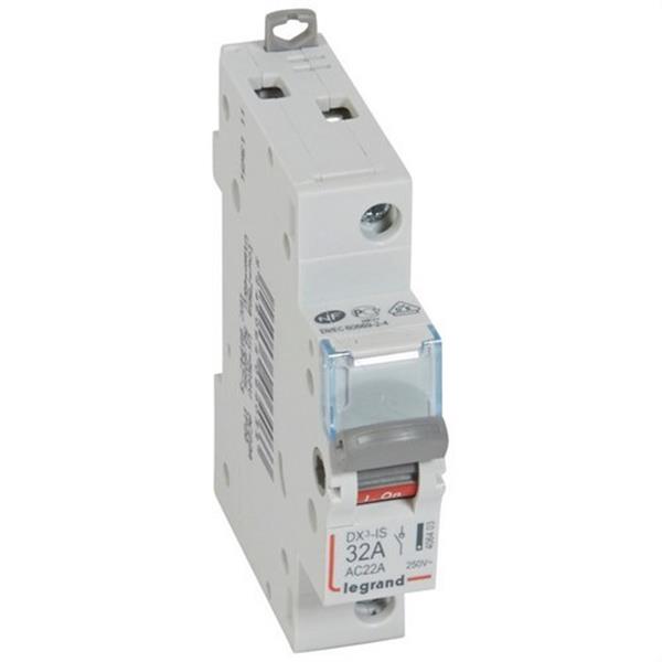 LEGRAND 406403 Interruptor DX3 IS 1P 32A