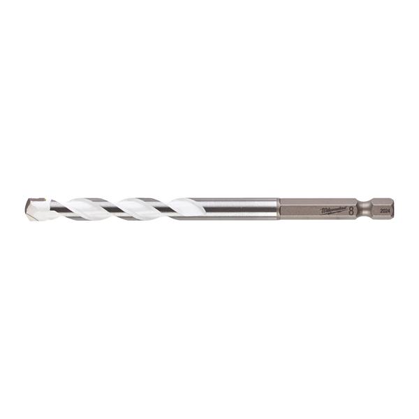 MILWAUKEE 4932471104 "Broca Multimaterial 8x120 - 1/4"" Hex."