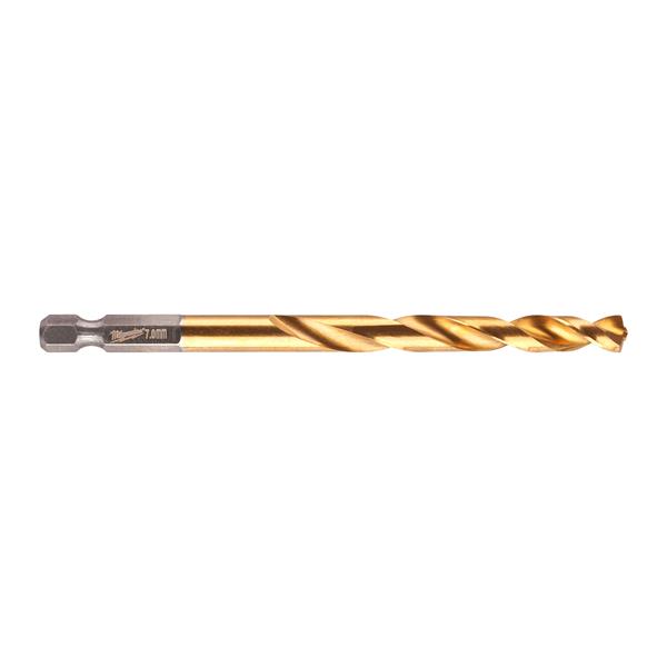 MILWAUKEE 48894717 Brocas Shockwave HSS-G Tin 7mm