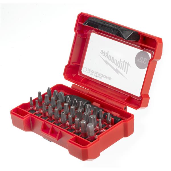 MILWAUKEE 4932464240 Estuche de 32 puntas Shockwave G2