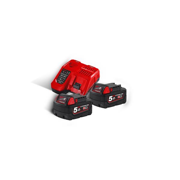 MILWAUKEE 4933471980 Kit 2 baterias + cargador rapido M12-18FC