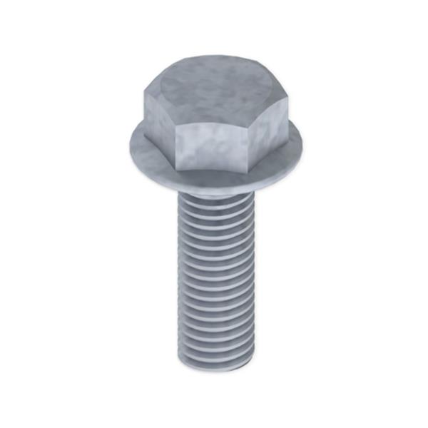 UNEX 60829-C6 Tornillo DIN 6921 60 M8x25 acero galvanizado clase 6