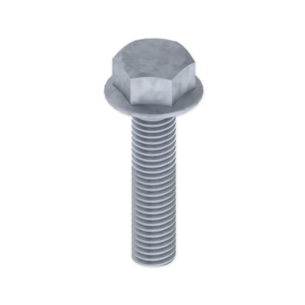 UNEX 60849-C6 Tornillo DIN 6921 60 M8x35 acero galvanizado clase 6