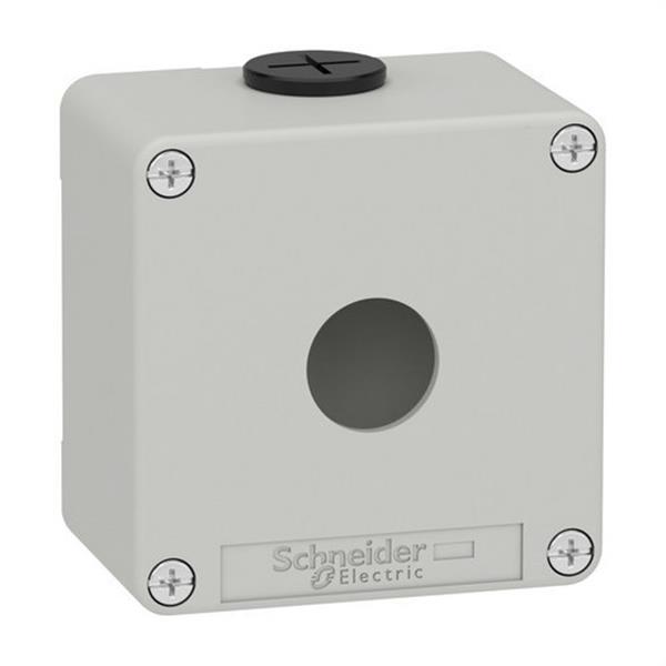 SCHNEIDER ELECTRIC XAPD1201 Caja vacía con 1 orificio gris