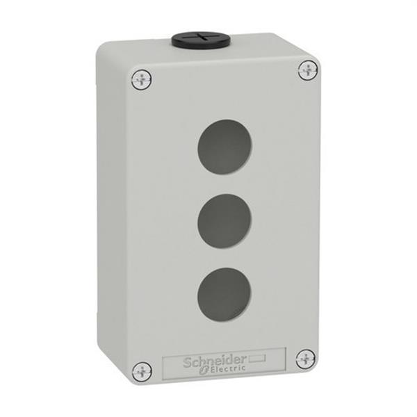 SCHNEIDER ELECTRIC XAPD2203 Caja vacía con 3 orificios gris