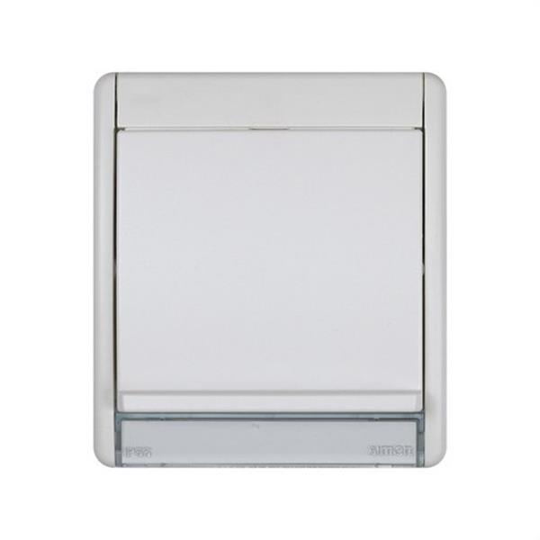 SIMON 4400092-030 Marco SIMON AQUA con tapa articulada blanco