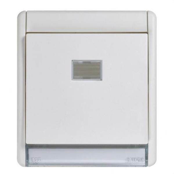 SIMON 4400010-030 Marco SIMON AQUA con tecla simple blanco