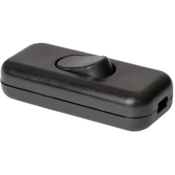 SOLERA 40N Interruptor 4A tecla basculante termoplástico negro