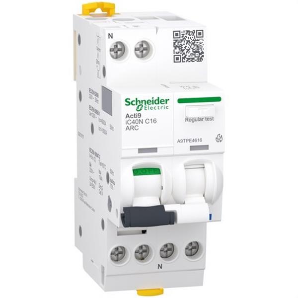 SCHNEIDER ELECTRIC A9TPE4616 Interruptor automático iC40N ARC 1PN C 16A con arco eléctrico