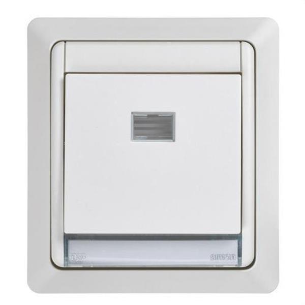 SIMON 4499201-030 Conmutador SIMON AQUA monobloc empotrar 10AX 250V IP55 blanco