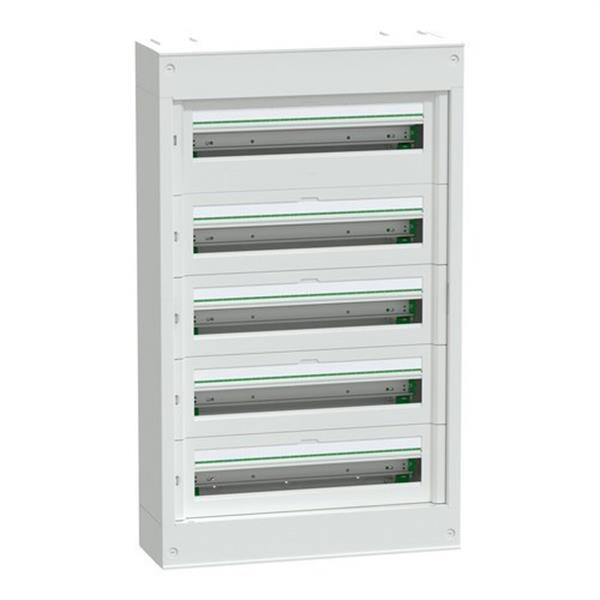 SCHNEIDER ELECTRIC LVSST524 Caja modular PrismaSeT S superficie 5x24 módulos 1 regleta de tierra sin puerta