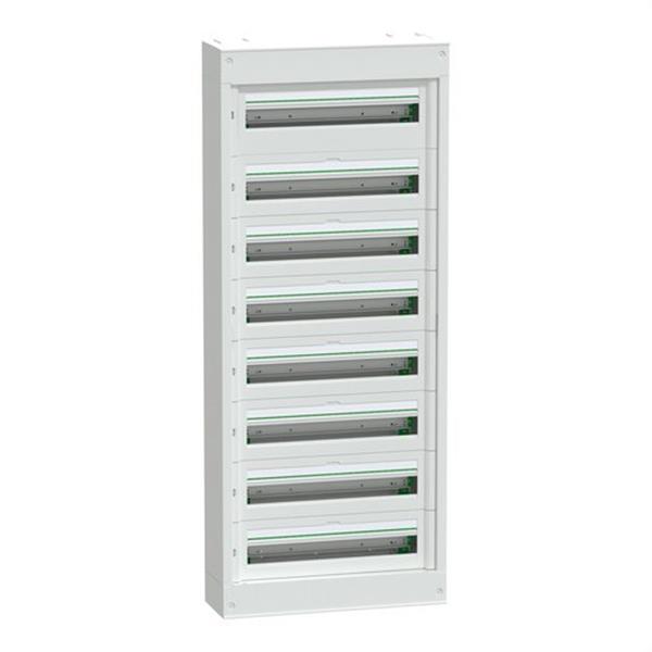 SCHNEIDER ELECTRIC LVSST824 Caja modular PrismaSeT S superficie 8x24 módulos 1 regleta de tierra sin puerta