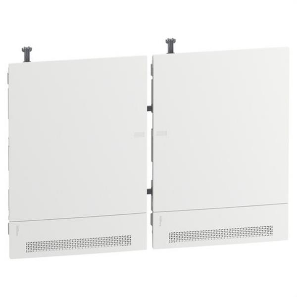 SCHNEIDER ELECTRIC MIP318FU2 Conjunto cajas Resi9 MP montaje empotrado 3x18 módulos puerta blanca (2u)