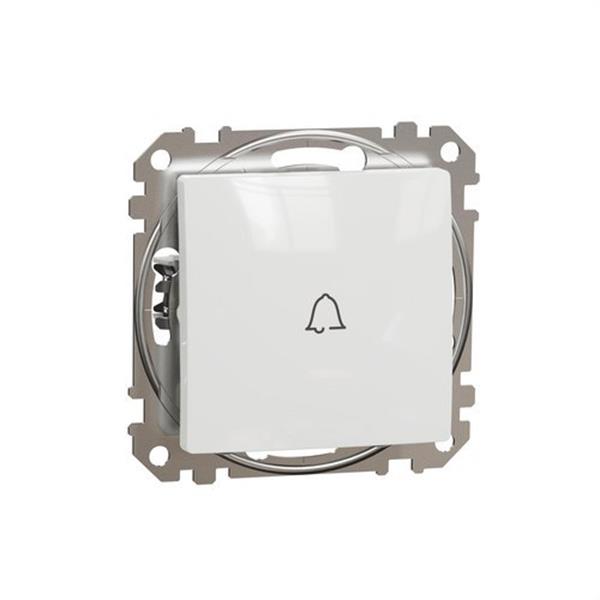 SCHNEIDER ELECTRIC SDD111131 Pulsador 10A símbolo timbre blanco