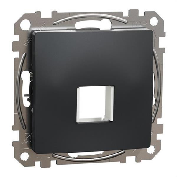 SCHNEIDER ELECTRIC SDD114421 Carátula conector RJ45 HDMI VGA antracita