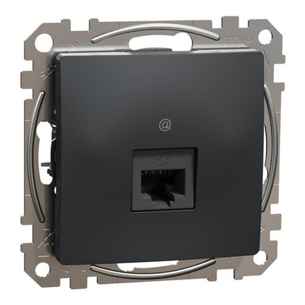 SCHNEIDER ELECTRIC SDD114461 Toma RJ45 con conector CAT6 UTP antracita