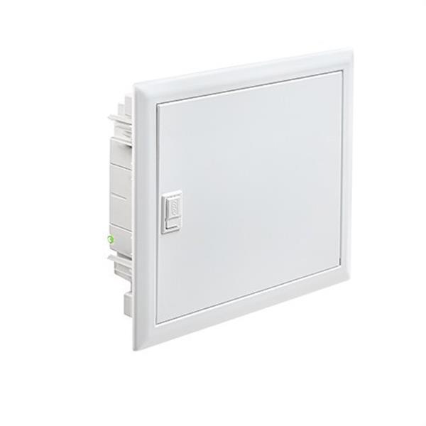 IDE GME14PO Caja distribución empotrar pared convencional IP40 capacidad 1x14 (14) módulos con puerta y