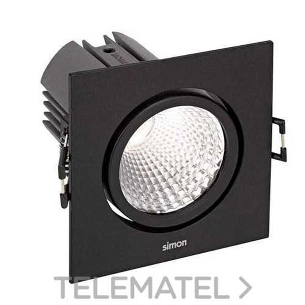SIMON LIGHTING 70324038-482 Downlight 703.24 orientable cuadrado 2700K Wide flood negro