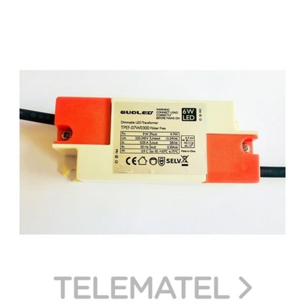 QUOLED 018-6W-1 DRIVER REGULABLE 6W PARA  DOWNLIGHT