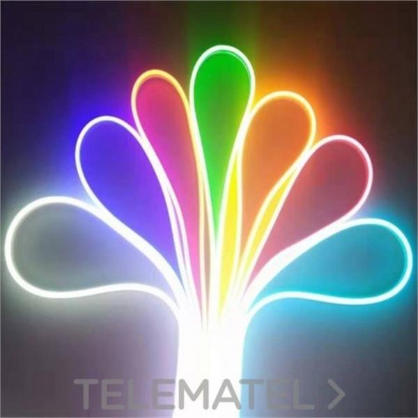 QUOLED 0016-24-1DOR NEON LED 1 LADO 24V 12W/M 180° IP65 1m DORADO