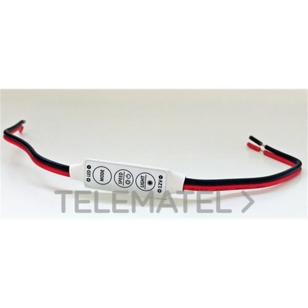 QUOLED 009-1-1 CONTROLADOR MICRO PARA TIRA 12V/24 MONOCOLOR + MANDO