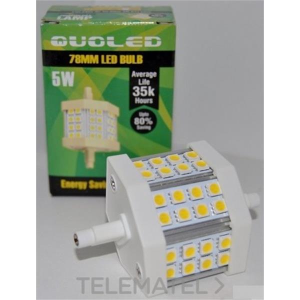 QUOLED 014-5W78-2 LAMP R7S 5W 78MM LUZ NEUTRA 4000K