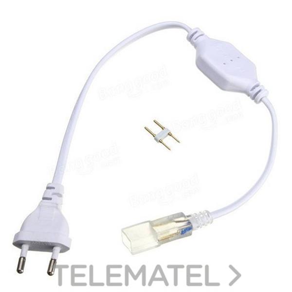 QUOLED 0017-220-21 CONECTOR PARA NEON LED 220V DE 2 LADO