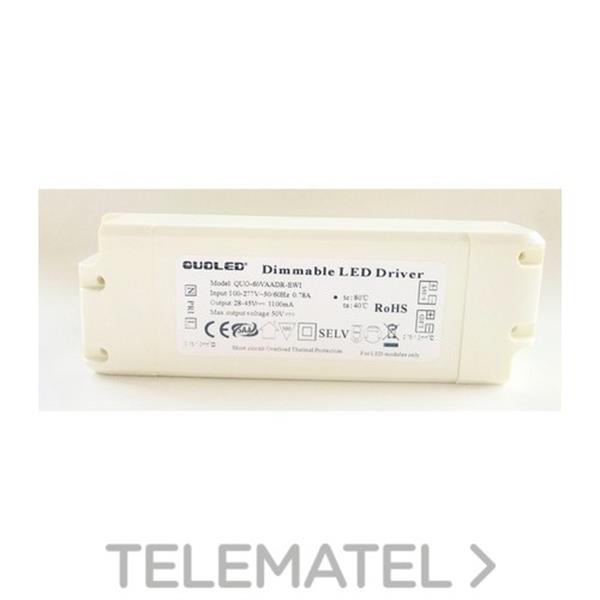 QUOLED 003-42 DRIVER REGULABLE 1-10V 48W PARA PANEL