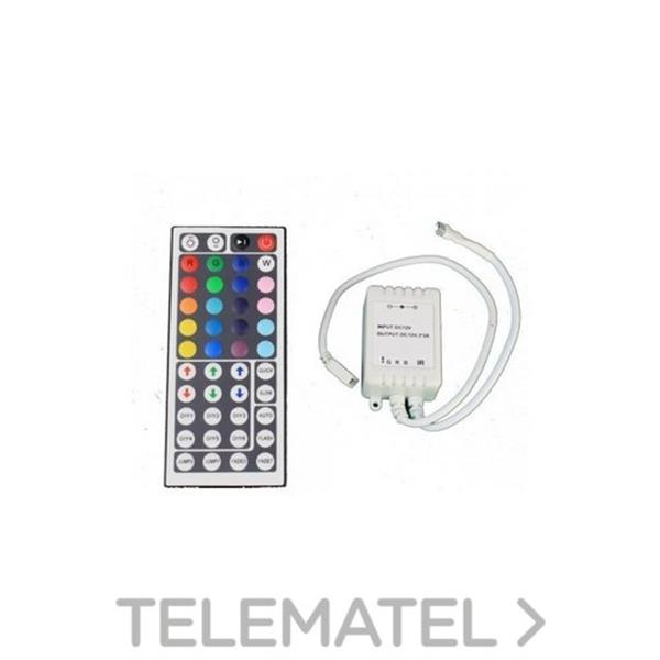 QUOLED 009-RGB-1 CONTROLADOR MICRO TIRA RGB+MANDO 72W/144W 12/24V