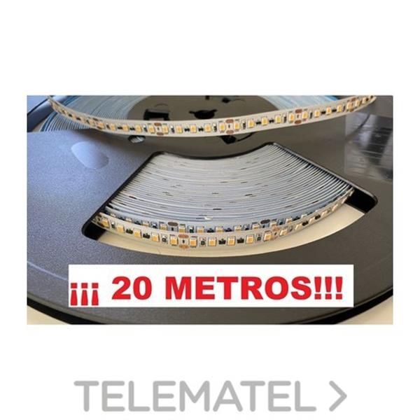 QUOLED 007-12W20M-13 Tira LED SMD2835 IP20 12W/m 24V 120 LEDS 2700K rollo 20m