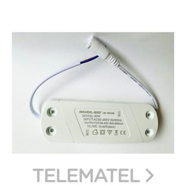 QUOLED 018-30W-0 DRIVER DE 30W PARA DOWNLIGHT