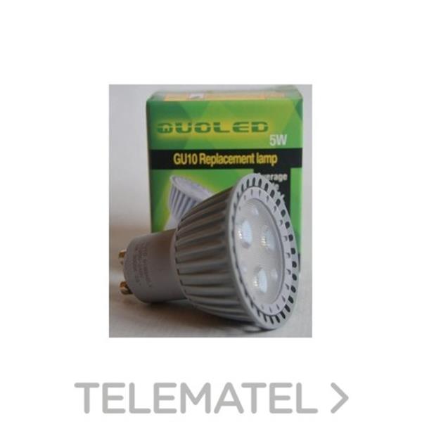 QUOLED 0151-5W-11 *DICROICA LED GU10 5W LUZ FRIA 5500K