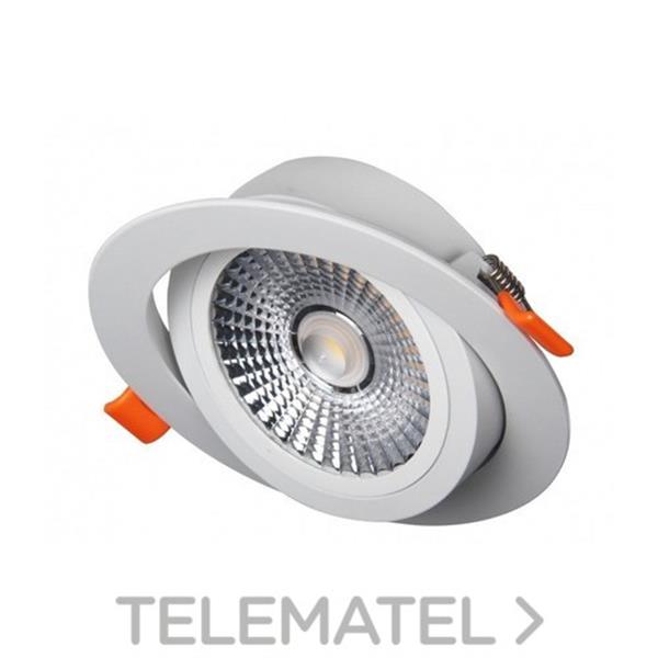 QUOLED 0013-22W-212 Downlight cuadrado basculante 22W blanco luz neutra 3 años de garantía