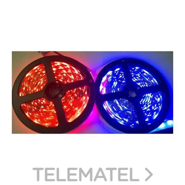 QUOLED 007-4,8W-1AZ TIRA LED 5 MTS SMD3528 IP20 4,8W 12V LUZ AZUL